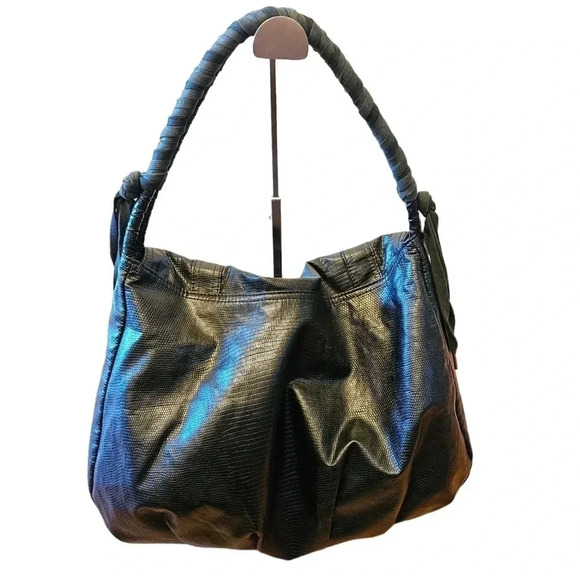 Matt and Nat Vegan  Leather Shoulder Bohemian Tote Bag Black. - Picture 12 of 14